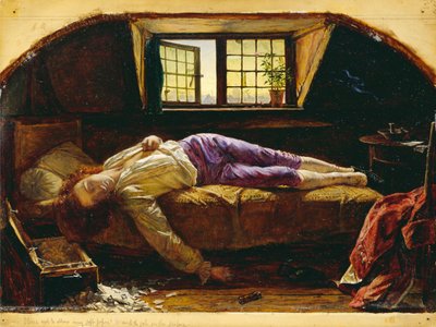 Der Tod von Chatterton von Henry Wallis